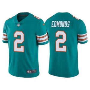 Marvelous Miami Dolphins 2 Chase Edmonds Aqua Color Rush Limited Stitched Football Jersey