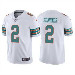 Outstanding Miami Dolphins 2 Chase Edmonds White Color Rush Limited Stitched Football Jersey
