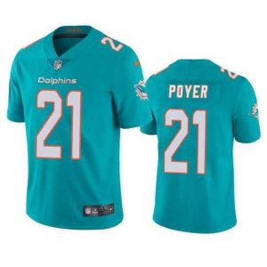 Superior Miami Dolphins 21 Jordan Poyer Aqua Vapor Limited Stitched Football Jersey