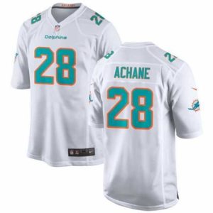 Superb Miami Dolphins 28 De 27Von Achane White Stitched Game Jersey