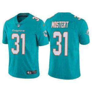 Exquisite Miami Dolphins 31 Raheem Mostert Aqua Vapor Untouchable Limited Stitched Football Jersey