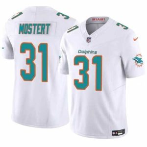 Outstanding Miami Dolphins 31 Raheem Mostert White 2023 F.U.S.E Alternate Vapor Limited Stitched Football Jersey