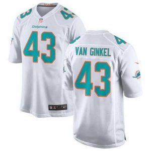 Premium Miami Dolphins 43 Andrew Van Ginkel White Stitched Football Jersey