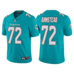 Marvelous Miami Dolphins 72 Terron Armstead Aqua Vapor Untouchable Limited Stitched Football jersey