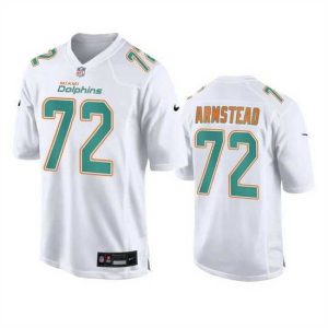 Premium Miami Dolphins 72 Terron Armstead White Fashion Vapor Untouchable Stitched Football Jersey