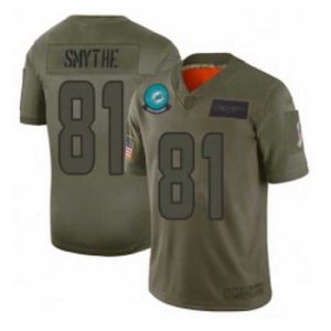 Superior Miami Dolphins 81 Durham Smythe Limited Camo 2019 Salute to Service Football Jersey