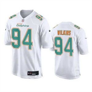 Gorgeous Miami Dolphins 94 Christian Wilkins White Fashion Vapor Untouchable Stitched Football Jersey