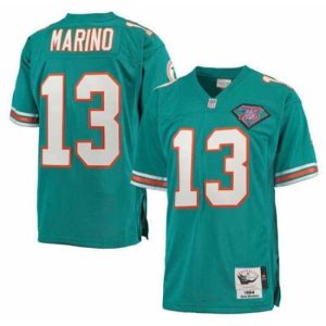 Exceptional Miami Dolphins Active Player Custom Mitchell  26 Ness Aqua Throwback Jersey