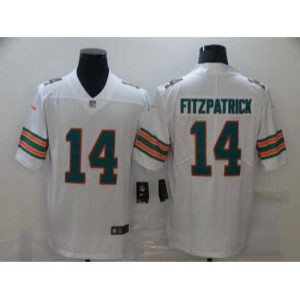 Superior Miami Dolphins Ryan Fitzpatrick 14 White Vapor Untouchable Limited Player Football Jersey