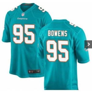 Outstanding Miami Dolphins Tim Bowens #95 Vapor Limited Stitched NFL Jersey