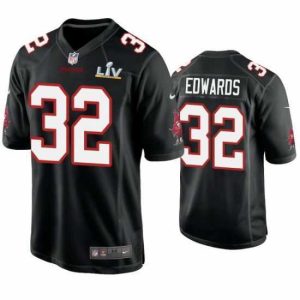 High quality Mike Edwards Buccaneers Black Super Bowl Lv Game Fashion Jersey
