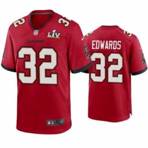 Exceptional Mike Edwards Buccaneers Red Super Bowl Lv Game Jersey