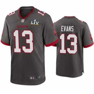 Premium Mike Evans Buccaneers Pewter Super Bowl Lv Game Jersey