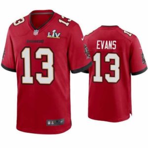 Marvelous Mike Evans Buccaneers Red Super Bowl Lv Game Jersey