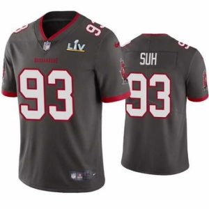 Marvelous Ndamukong Suh Buccaneers Pewter Super Bowl Lv Vapor Limited Jersey