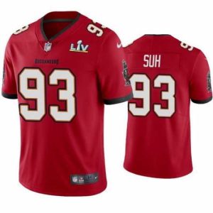 Gorgeous Ndamukong Suh Buccaneers Red Super Bowl Lv Vapor Limited Jersey