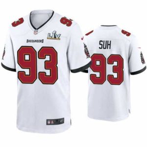Exceptional Ndamukong Suh Buccaneers White Super Bowl Lv Game Jersey