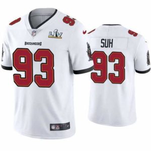Marvelous Ndamukong Suh Buccaneers White Super Bowl Lv Vapor Limited Jersey