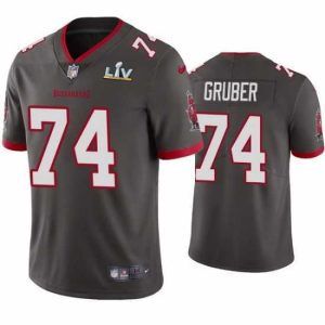 Exceptional Paul Gruber Buccaneers Pewter Super Bowl Lv Vapor Limited Jersey