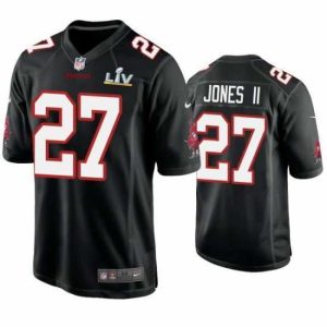 Premium Ronald Jones Ii Buccaneers Black Super Bowl Lv Game Fashion Jersey
