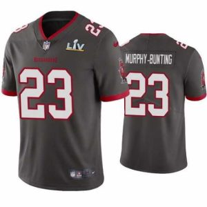 High quality Sean Murphy Bunting Buccaneers Pewter Super Bowl Lv Vapor Limited Jersey