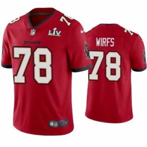 Marvelous Tristan Wirfs Buccaneers Red Super Bowl Lv Vapor Limited Jersey
