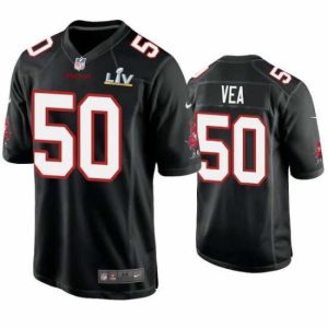 Finest Vita Vea Buccaneers Black Super Bowl Lv Game Fashion Jersey