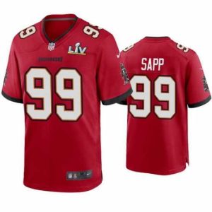 Finest Warren Sapp Buccaneers Red Super Bowl Lv Game Jersey