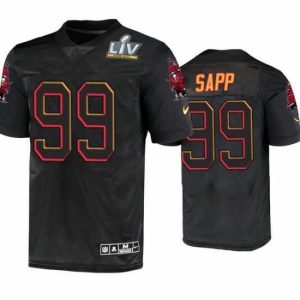 Outstanding Warren Sapp Tampa Bay Buccaneers Black Super Bowl Lv Jersey