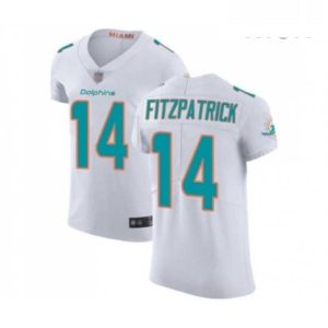 Superb Mens Miami Dolphins 14 Ryan Fitzpatrick White Vapor Untouchable Elite Player Football Jersey