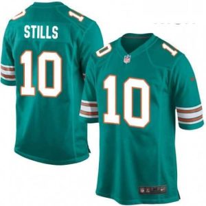 Exceptional Mens Nike Miami Dolphins 10 Kenny Stills Game Aqua Green Alternate NFL Jersey