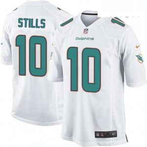 Outstanding Mens Nike Miami Dolphins 10 Kenny Stills Game White NFL Jersey