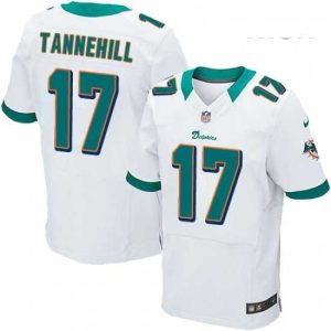 Exquisite Mens Nike Miami Dolphins 17 Ryan Tannehill Elite White NFL Jersey
