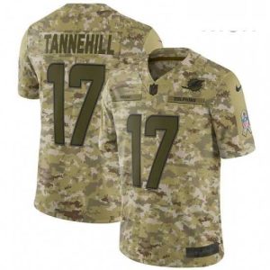 Finest Mens Nike Miami Dolphins 17 Ryan Tannehill Limited Camo 2018 Salute to Service NFL Jersey
