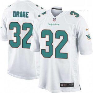 Marvelous Mens Nike Miami Dolphins 32 Kenyan Drake Game White NFL Jersey