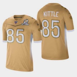 Gorgeous Men's San Francisco 49ers #85 George Kittle 2020 NFC Pro Bowl Game Jersey