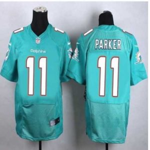 High quality New Miami Dolphins #11 DeVante Parker Aqua Green Team Color Stitched NFL New Elite jersey