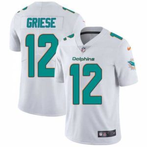 Superb Nike Dolphins #12 Bob Griese White Mens Stitched NFL Vapor Untouchable Limited Jersey