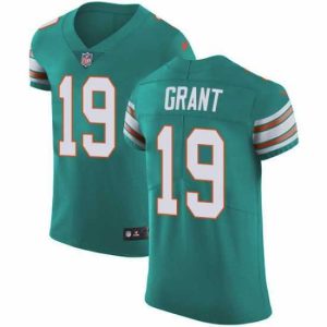Finest Nike Dolphins #19 Jakeem Grant Aqua Green Alternate Stitched NFL Vapor Untouchable Elite Jersey