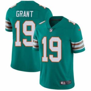 Finest Nike Dolphins #19 Jakeem Grant Aqua Green Alternate Stitched NFL Vapor Untouchable Limited Jersey