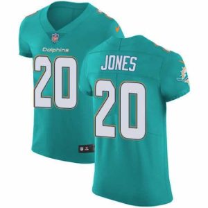 Finest Nike Dolphins #20 Reshad Jones Aqua Green Team Color Mens Stitched NFL Vapor Untouchable Elite Jersey