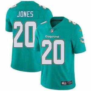 Superb Nike Dolphins #20 Reshad Jones Aqua Green Team Color Mens Stitched NFL Vapor Untouchable Limited Jersey