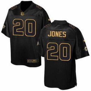 Outstanding Nike Dolphins #20 Reshad Jones Black Mens Stitched NFL Elite Pro Line Gold Collection Jersey