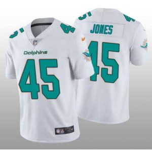 Marvelous Nike Dolphins 45 Brandon Jones White Vapor Untouchable Limited Jersey