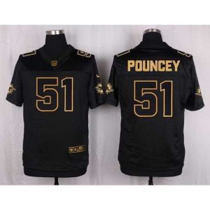 Superior Nike Dolphins #51 Mike Pouncey Black Mens Stitched NFL Elite Pro Line Gold Collection Jersey