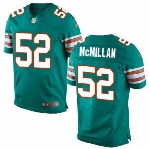 Exquisite Nike Dolphins #52 Raekwon McMillan Aqua Green Alternate Mens Stitched NFL Elite Jersey