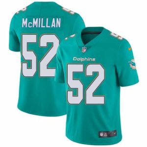 Exceptional Nike Dolphins #52 Raekwon McMillan Aqua Green Team Color Mens Stitched NFL Vapor Untouchable Limited Jersey