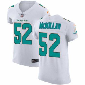 Exquisite Nike Dolphins #52 Raekwon McMillan White Mens Stitched NFL Vapor Untouchable Elite Jersey