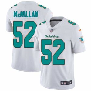 Gorgeous Nike Dolphins #52 Raekwon McMillan White Mens Stitched NFL Vapor Untouchable Limited Jersey