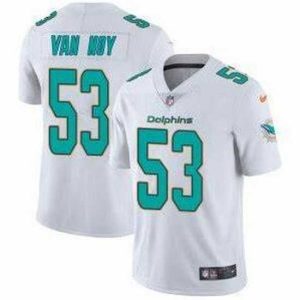 Exquisite Nike Dolphins 53 Kyle Van Noy White Vapor Untouchable Limited Jersey